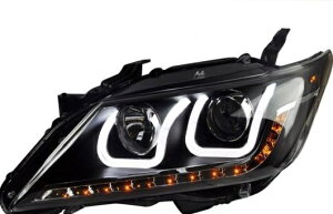 適用: トヨタ カムリ ヘッドライト 2012-2014 LED DRL レンズ ダブル ビーム H7 HID キセノン BI 4300K〜8000K 35W・55W AL-HH-0381 Car parts
