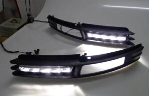 適用: アウディ/AUDI AUDI A6L 2009-2011 LED DRL フォグ ランプ デイタイムランニングライト 高光度 ガイド AL-HH-0428 Car parts