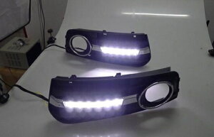 適用: アウディ/AUDI A4L 2009-2011 LED DRL フォグ ランプ デイタイムランニングライト 高光度 ガイド AL-HH-0507 Car parts