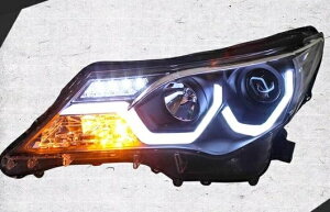 ヘッドランプ 適用: トヨタ RAV4 ヘッドライト 2013-2015 LED DRL H7 D2H HID オプション エンジェル アイ BI キセノン 4300K〜8000K 35W・55W AL-HH-0988 Car parts