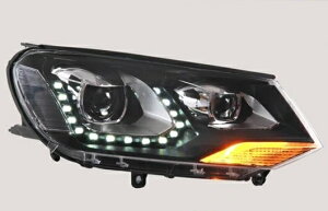 LED ヘッドランプ 適用: VW フォルクスワーゲン/VOLKSWAGEN トゥアレグ ヘッドライト 2011-2015 DRL H7 HID Q5 バイキセノン レンズ ロー 4300K〜8000K 35W・55W AL-HH-1109 Car parts