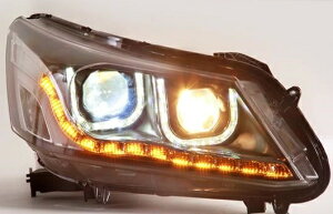 LED ヘッドランプ 適用: ホンダ アコード ヘッドライト 2014-2015 DRL H7 HID Q5 バイキセノン レンズ ロー ビーム 4300K〜8000K 35W・55W AL-HH-1195 Car parts