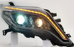 LED ヘッドランプ 適用: トヨタ プラド ヘッドライト 2013-2015 DRL H7 HID Q5 バイキセノン レンズ ロー ビーム 4300K〜8000K 35W・55W AL-HH-1206 Car parts