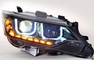 適用: トヨタ カムリ ヘッドライト 2015 LED GIT ヘッドランプ エンジェル アイ DRL H7 HID R20 バイキセノン レンズ 4300K〜8000K 35W・55W AL-HH-1212 Car parts