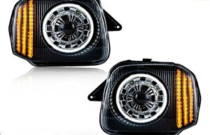 Kp: XYL Wj[ wbhCg 2007-2015 LED H7 DRL tHOCg GWF AC BI LZm r[ 6000K R[h zCg`CHANGEABLE 35WE55W AL-HH-1298 Car parts