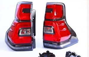 �e�[�����C�g �K�p: �g���^ LC150 GRJ150 ���A �����h�N���[�U�[ �v���h 2018 LED RL + �u���[�L �p�[�N �V�O�i�� ���C�g ���b�h AL-HH-1328 Car parts