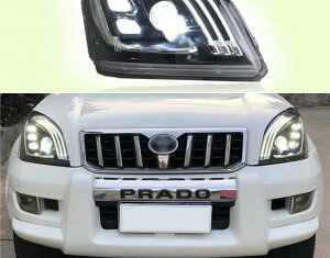 LED wbhCg Kp: g^ vh 120 FJ120 2003-2009 LED DRL _Ci~bN ^[VOi bh fr AC wbh v AZu AL-HH-1839 Car parts