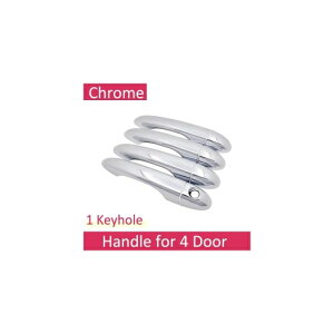�K�p: �W�[�v/JEEP �`�F���L�[/CHEROKEE KL 2014-2019 �N���[�� �G�N�X�e���A �h�A �n���h�� �J�o�[ �X�e�b�J�[ �g���� �Z�b�g 4�h�A �n���h�� �{�^���Ȃ��`�n���h�� 4 �{�^�� SR-CC-5238 Exterior parts for car