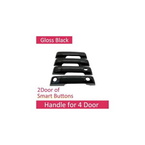 �K�p: �t�H�[�h/FORD F -�V���[�Y F-150 F150 ���{ P702 2021 2022 2023 ����u���b�N �J�[�{�� �N���[�� �X�}�[�g �h�A �n���h�� �J�o�[ �u���b�N �Z�b�g�E�V���o�[ �Z�b�g SR-CC-5482 Exterior parts cars