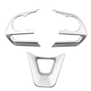 ABS �X�e�A�����O �z�C�[�� �p�l�� �J�o�[ �g���� �X�e�b�J�[ �K�p: �g���^ RAV4 �J���[�� E210 �A���@���� 2019 2020 2021 2022 �A�N�Z�T���[ 3�s�[�X �V���o�[ SR-DD-2247 Interior parts for cars