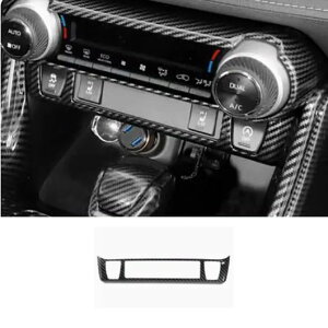 適用: トヨタ RAV4 RAV 4 2019-2022 2023 カーボンファイバー インテリア アクセサリー コンソール ギア シフト パネル シート ヒート ボタン 1・シート ヒート ボタン 2 SR-AA-3565 Interior parts for cars
