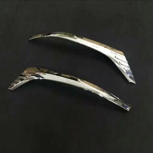 適用: トヨタ ヴォクシー 80シリーズ 2017 2018 2019 フェイスリフト ABS クローム ヘッドライト ストリップ 装飾 カバー トリム アクセサリー SR-AA-4415 Exterior parts for cars