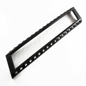 適用: トヨタ ランドクルーザー 250 プラド LC250 2024 2025 カーボンファイバー フロント アッパー ミドル グリル メッシュ カバー トリム ABS クローム〜ABS ピアノ ブラック SR-AA-4811 Exterior parts for