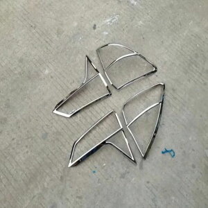 適用: ホンダ HRV HR-V ベゼル/ヴェゼル 2014-2017 2018 アクセサリー クローム リア テール ライト 保護 トリム リア ランプ カバー ステッカー SR-AA-4854 Exterior parts for cars