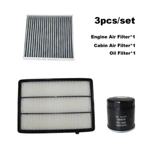 3�s�[�X �t�B���^�[ �Z�b�g �K�p: �C���t�B�j�e�B/INFINITI QX55 J55 2.0T 2022-QX50 2017 �L���r�� �G�A�R�� �G�A �t���[ �G���W�� �I�C�� �t�B���^�[ �L�b�g 165465NA2D 3�s�[�X �Z�b�g SR-AA-7253 oil filter
