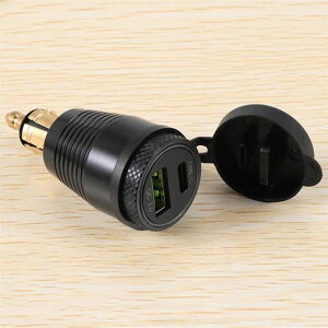 I[goC DIN vO h `[W[ QC3.0 USB `[W[ & ^Cv C 30W p[ fo[ A_v^ \Pbg SR-AA-8346 Motorcycle parts