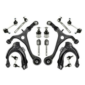 14ピース フロント サスペンション アッパー ロワー コントロールアーム スウェイバー タイ ロッド ブーツ キット 適用: ホンダ アコード アキュラ/ACURA TSX 2003-2008 SR-BB-4624 Car parts