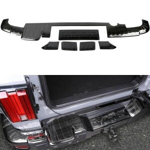 適用: 長城汽車 タンク 300 2020 2021 2022 2023 2024 ステンレス スチール アウター リア バンパー プロテクター プレート トリム 1ピース ブラック SR-BB-5941 Exterior parts for cars