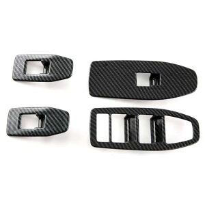 �K�p: BMW X1 U11 2023 2024/IX1 2022-2024 �J�[�{�� �u���b�N �E�C���h�E ���t�g �R���g���[�� �X�C�b�` �{�^�� �J�o�[ �g���� �A�N�Z�T���[ 4�s�[�X SR-BB-6029 Interior parts for cars