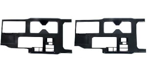 �K�p: �g���^ �����h�N���[�U�[ 250 �v���h LC250 2024 ���n���h���p �C���i�[ �M�A �V�t�g �p�l�� �J�o�[ �g���� ABS �A�N�Z�T���[ 1�s�[�X ����u���b�N�E�J�[�{�� �u���b�N SR-BB-6463 Interior parts fo
