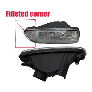 2ピース フォグランプ 適用: トヨタ タウンエース ノア ライトエース SR50 1999 自動車 フォグライト スクエア コーナー・フィレット コーナー SR-AA-1488 Car parts