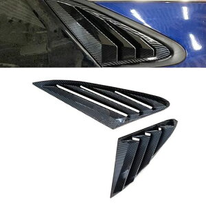 リア サイド ウインドウ ルーバー 通気口 カバー スクープ カバー アクセサリー 適用: 起亜 K5 2021 2022 ブラック SR-BB-7515 Exterior parts for cars