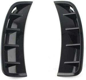 フロント ホイール ABS 通気口 フード フェンダー 適用: メルセデス-ベンツ A-クラス W177 A200 A250 A220 A35 AMG スポーツ 2019 2020 2021 カーボン調・ピアノブラック SR-BB-8196 Exterior parts for cars