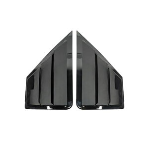 ウインドウ ルーバー カバー 適用: トヨタ C-HR CHR 2016 2017 2018 2019 2020 2021 サイド 通気口 ABS ピアノブラック SR-BB-8410 Exterior parts for cars