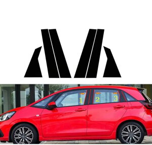 6�s�[�X �E�C���h�E �h�A �T�C�h �s���[ �|�X�g �K�p: �z���_ �t�B�b�g/�W���Y 2021-2022 �� B C �X�e�b�J�[ �J�o�[ �g���� ���� �u���b�N SR-BB-8567 Exterior parts for cars