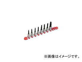 京都機械工具/KTC 9.5sq.ショートT型トルクスビットソケットセット［8コ組］ TBT3S08T(3078191) JAN：4989433149745 Short type Torx bit socket set pumps