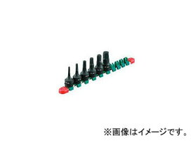 京都機械工具/KTC 12.7sq.インパクトレンチ用ヘキサゴンレンチセット［6コ組］ TBTP406P(3738477) JAN：4989433167176 Hexagon wrench set for impact pumps