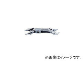 旭金属工業/ASAHI ライツールやり形両口スパナセット6丁組 LEXS6(2120739) JAN：4992676017948 Light tool shaped double mouth Spanner set