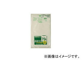 日本サニパック/SANIPAK HT72容量表記入り白半透明ゴミ袋70L HT72HCL(3754634) JAN：4902393507721 入数：10枚×40冊