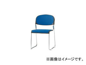 藤沢工業/FUJISAWA TOKIO ミーティングチェア(スタッキング) 布 ブラック FNM10BK(3418740) JAN：4942646051083 Meeting chair stacking cloth black