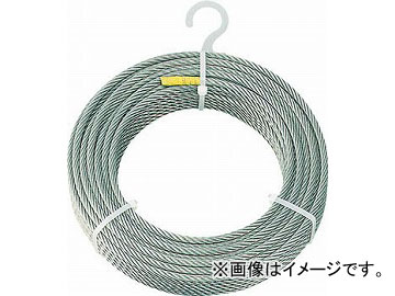 トラスコ中山 ステンレスワイヤロープ φ4mmX200m CWS-4S200(4891422) JAN：4989999336382 Stainless steel wire ropeのサムネイル