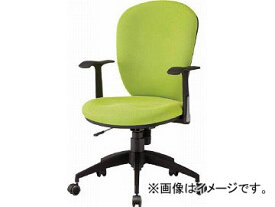 TOKIO オフィースチェア 肘付 イエローグリーン CF-5CAYG(4645596) JAN：4942646056569 Yellow green with office chair elbow