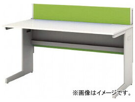 IRIS デスクパネル・コンセント付デスク幅1400mm グリーン CPD-1470-W-GN(7594151) Desk panel with outlet width green