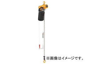 キトー エアホイスト懸垂形（単体:引きひも方式）標準揚程3m TCSH04CS(7520387) Air Hoist Hanging Diameter Single Pulling Head Standard fried