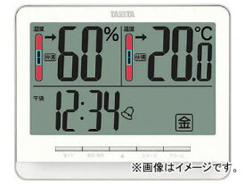 タニタ デジタル温湿度計 TT-538-WH(7658729) Digital thermometer