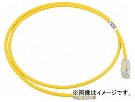 パンドウイット カテゴリ6A細径パッチコード 1m 黄 UTP28X1MYL(7853599) Category fine diameter patch cord yellow