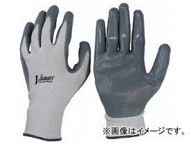 おたふく ニトリル背抜き手袋 ホワイト LL A-32-WH-LL(7953810) Nitrile dorsal gloves White