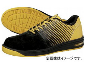 ミドリ安全 ワイド樹脂先芯入り軽量スニーカー ブラック/イエロー 30.0cm WPA110-BK/Y-30.0(7950292) Lightweight sneakers black with wide resin tip core yellow