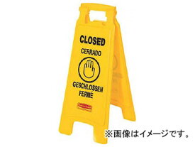 ラバーメイド フロアセーフティサイン イエロー 61127804(8193918) Floor safety sine yellow