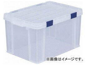 IRIS 密閉バックルコンテナ クリア/ネイビー 43.4L MBR-45-C(8183627) Sealed buckle container clear navy