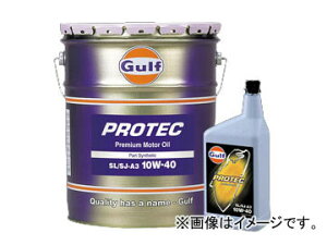 Kt/Gulf GWIC vebN/PROTEC 10W-40 SL/SJ-A3 F1L×6 engine oil