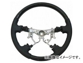 オートインフォ コンビステアリング ブラック×グレー トヨタ 200系ハイエース Combination steering