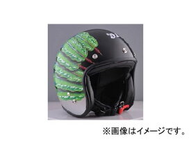 2輪 72JAM JET HELMET ジェットヘルメット JAM CUSTOM PAINTING Mens Feather JET LIME GREEN IW-03 JAN：4562286791028