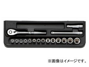 KTC 6.3sq.�\�P�b�g�����`�Z�b�g�m17�_�n TB214 Socket wrench set points