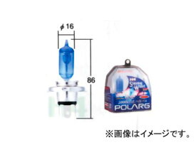 ポラーグ/POLARG ヘッドランプ（ロービーム）用バルブ シャイニングウイザード H4（HB2） P0854 2個 ミツビシ エアトレック エクリプス エテルナ Valve for headlamps low beam