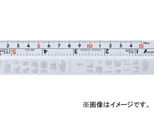 V  Vo[ 15cm pڐ W_ cm\Ԑ 13202 JANF4960910132023 Direct shaku silver combined scale Left base display red number